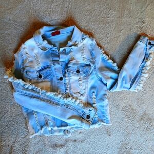 Denim cropped jacket Roma Brand by Rosee size medium
